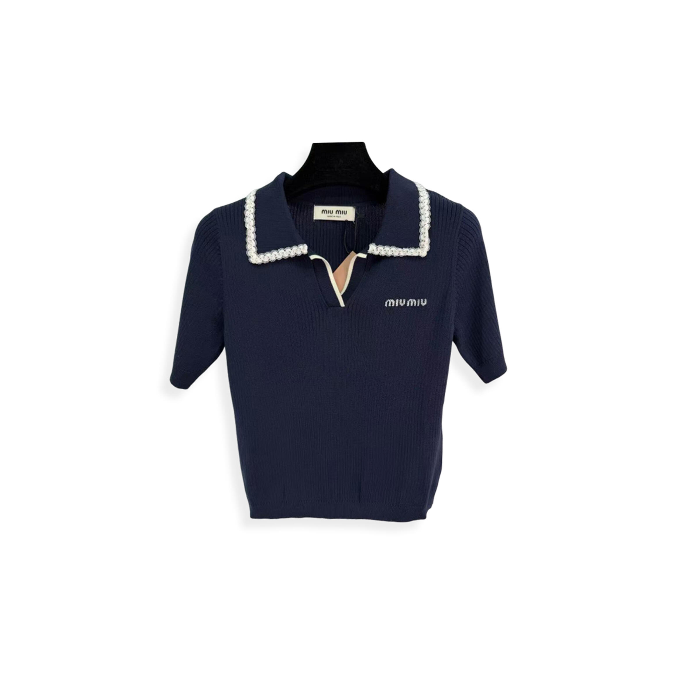 M1v M1v cashmere polo sweater